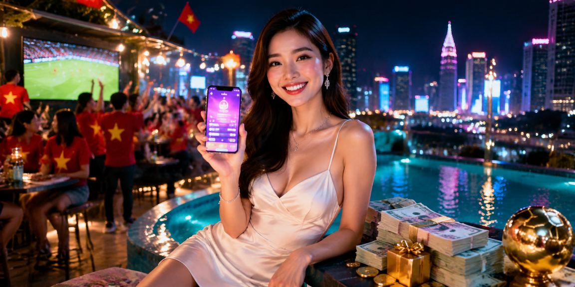 Người chơi tại Hồ Chí Minh tận hưởng ưu đãi cashback và bonus neon sáng rực tại k87