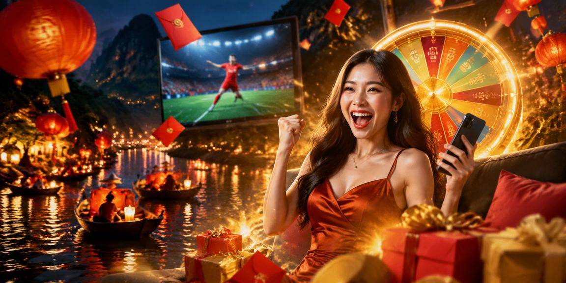 Người chơi Ninh Bình trải nghiệm Roulette trực tuyến dưới ánh đèn lồng buổi tối